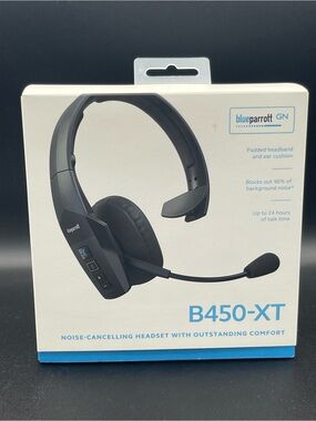 Parrot B450-XT Wireless Noise-Cancelling Headset in Black